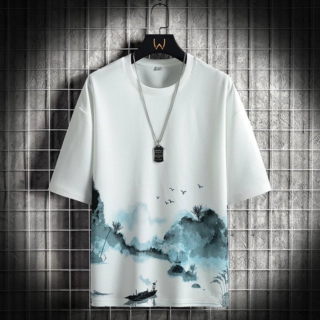 High Quality Crop Length T-shirt 100% Cotton Streetwear Oversized Tshirt